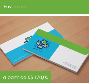 Envelope a partir de R$ 170,00 Gráfica Top On Graphics