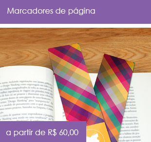 Marcadores de páginas a partir de R$ 60,00 Gráfica Top On Graphics