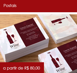 Postais a partir de R$ 80,00 Gráfica Top On Graphics