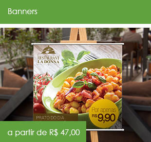 Banner a partir de R$ 47,00 Gráfica Top On Graphics