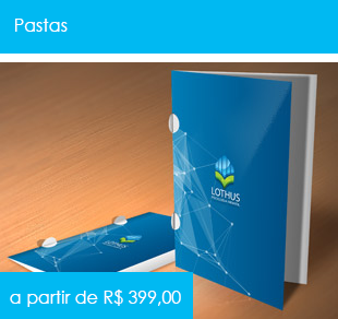 Pastas a partir de R$ 399,00 Gráfica Top On Graphics